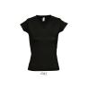 Tshirt Femme Moon col V -