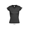 Tshirt Femme Moon col V -