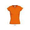 Tshirt Femme Moon col V -