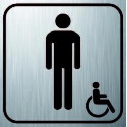 Logo Sanitaire Homme Handicapé (PMR) -  