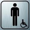 Logo Sanitaire Homme Handicapé (PMR) -  