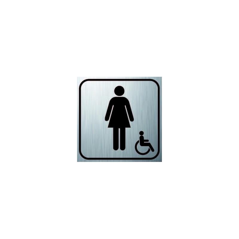 Logo Sanitaire Femme Handicapé (PMR) - Logo Sanitaire Femme Handicapé (PMR) -
