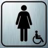 Logo Sanitaire Femme Handicapé (PMR) -  