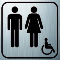Logo Sanitaire Homme Femme Handicapé (PMR) -  