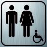 Logo Sanitaire Homme Femme Handicapé (PMR) -  