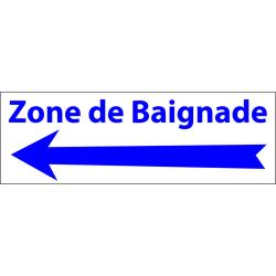 Flêche zone de baignade -  