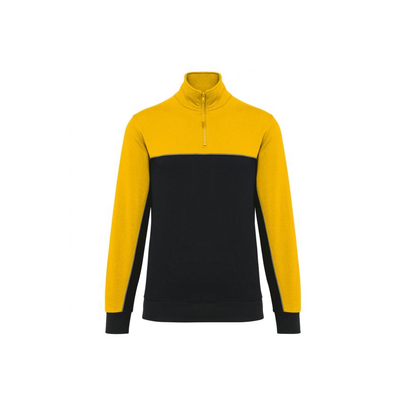 Sweat bicolore écoresponsable manches longues unisexe - Sweat bicolore écoresponsable manches longues unisexe -