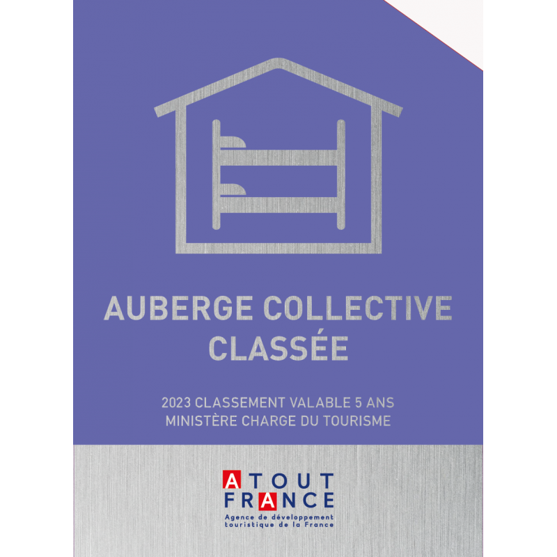 Panonceau de Classement Auberge Collective