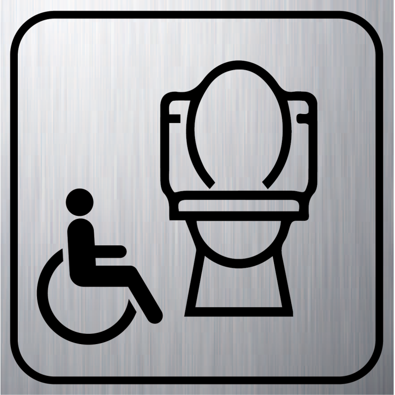 Logo Sanitaire WC Handicapé (PMR) - Logo Sanitaire WC Handicapé (PMR) -