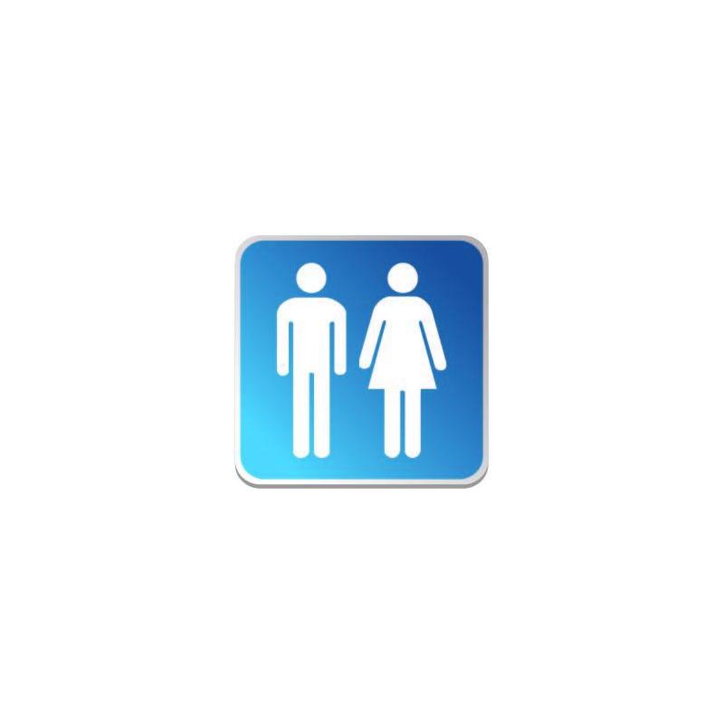 Logo Sanitaire Homme Femme Couleur -  