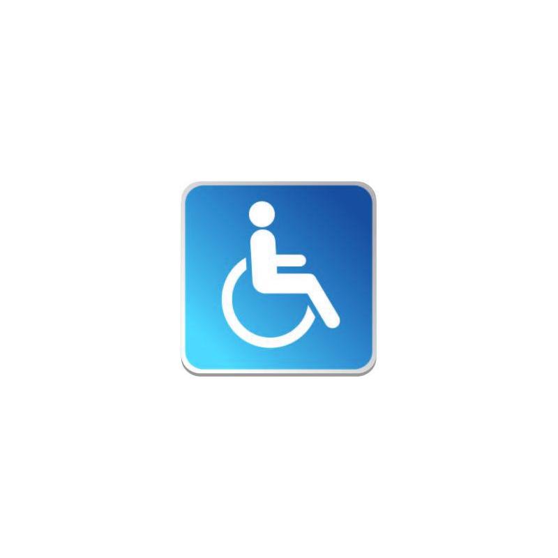 Logo Sanitaire Handi Couleur (PMR) - Logo Sanitaire Handi Couleur (PMR) -