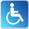 Logo Sanitaire Handi Couleur (PMR) -  