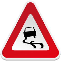 Chaussée Glissante -  