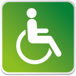 Logo Sanitaire Handi Couleur (PMR) -  