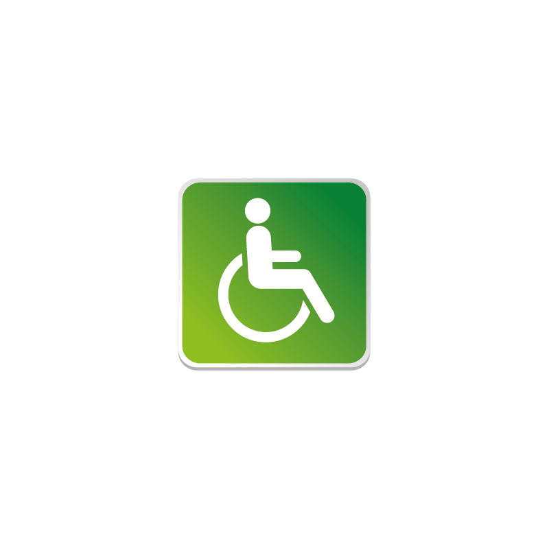 Logo Sanitaire Handi Couleur (PMR) - Logo Sanitaire Handi Couleur (PMR) -