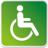 Logo Sanitaire Handi Couleur (PMR) -  