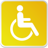 Logo Sanitaire Handi Couleur (PMR) -  