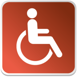 Logo Sanitaire Handi Couleur (PMR) -  