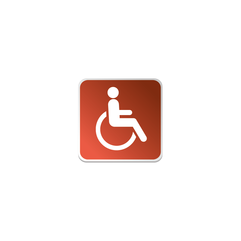 Logo Sanitaire Handi Couleur (PMR) - Logo Sanitaire Handi Couleur (PMR) -