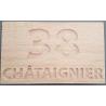 Enseigne Bâtiment Bois brut -  
