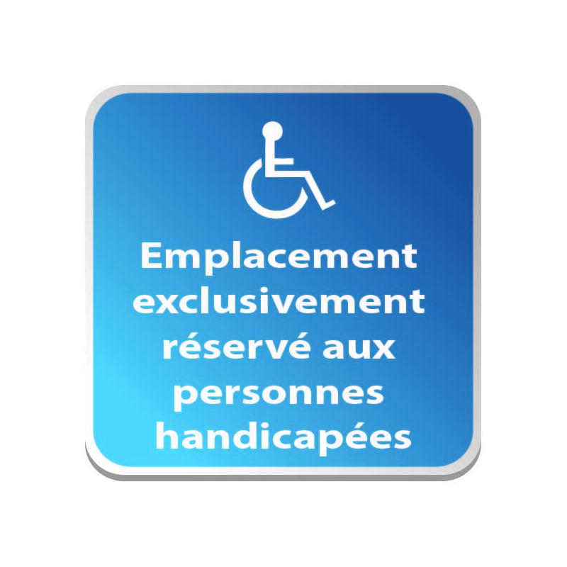 Emplacement reservé Handi 20x20 - Emplacement reservé Handi 20x20 -