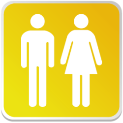 Logo Sanitaire Homme Femme Couleur -  