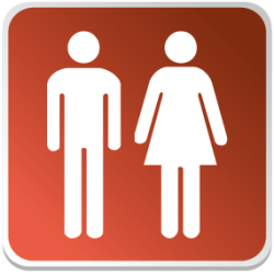 Logo Sanitaire Homme Femme Couleur -  