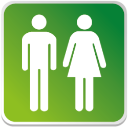 Logo Sanitaire Homme Femme Couleur -  