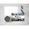 Carte Postale Modèle 1 - 4 images + texte - les 8 -  