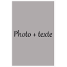 Carte Postale Modèle 4 - 1 image Portrait + texte - les 8 -  