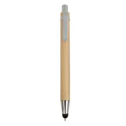 Stylo en bambou gravé 1 face -  