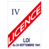 Licence 4 Sticker