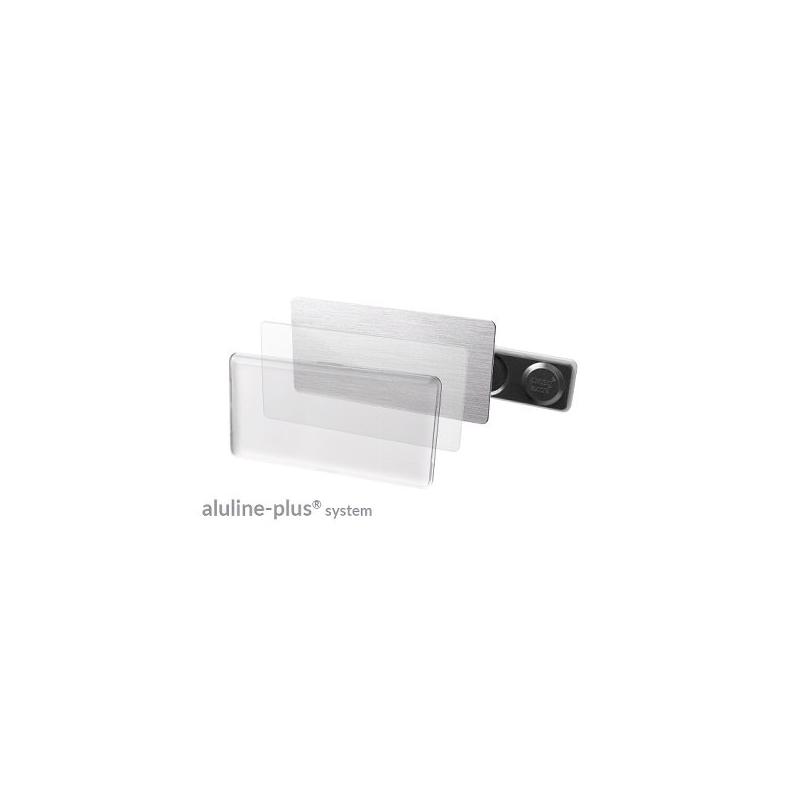Badge Alu line 38 Aimant Fort -  