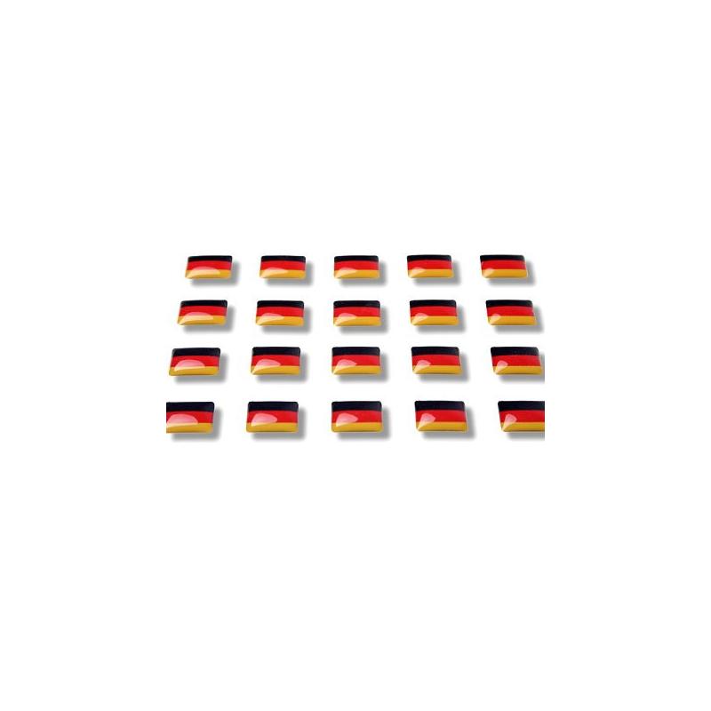 Drapeau Allemagne Doming pour Badge Alu line 38 -  