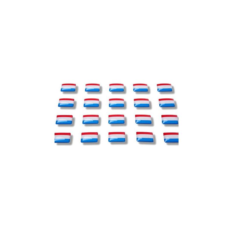 Drapeau Pays-Bas Doming pour Badge Alu line 38 -  