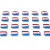 Drapeau Pays-Bas Doming pour Badge Alu line 38 -  