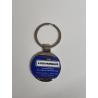 Porte Clé Métal diam 40mm insert bicouche ou plexi -