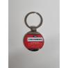Porte Clé Métal diam 40mm insert bicouche ou plexi + gravure dos -  