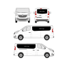 Kit Déco Utilitaire Trafic L2H1 2 cotés + arriere + pose -  