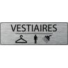 Logo Porte 300 x 100 mm Vestiaire Douche Homme -  