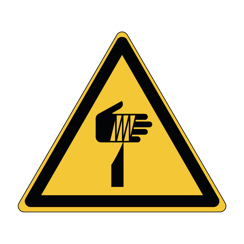 W022 Adhésif ISO 7010 Avertissement Elément pointu - W022 Adhésif ISO 7010 Avertissement Elément pointu -