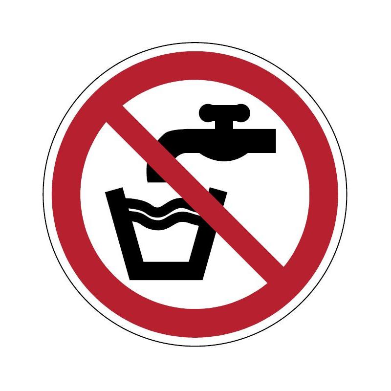P005 Adhésif ISO 7010 Eau non potable P005 Adhésif ISO 7010 Eau non potable
