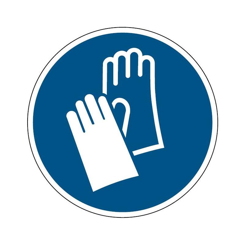 M009 Adhésif ISO 7010 Gants de protection obligatoires - M009 Adhésif ISO 7010 Gants de protection obligatoires -