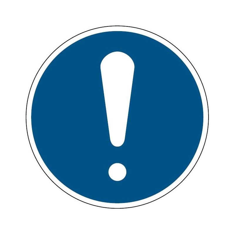 M001 Adhésif ISO 7010 Panneau d’obligation général M001 Adhésif ISO 7010 Panneau d’obligation général