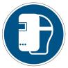 M019 Adhésif  ISO 7010 Masque de soudage obligatoire -  