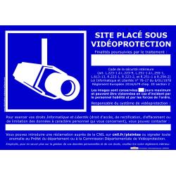 Videoprotection Officiel 21x15 cm -