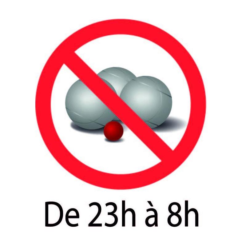 Pétanque interdit -  