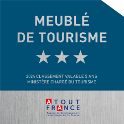Panonceau à partir de 2022 de Classement Meublé de Tourisme -
