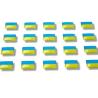 Drapeau Pays-Bas Doming pour Badge Alu line 38 -