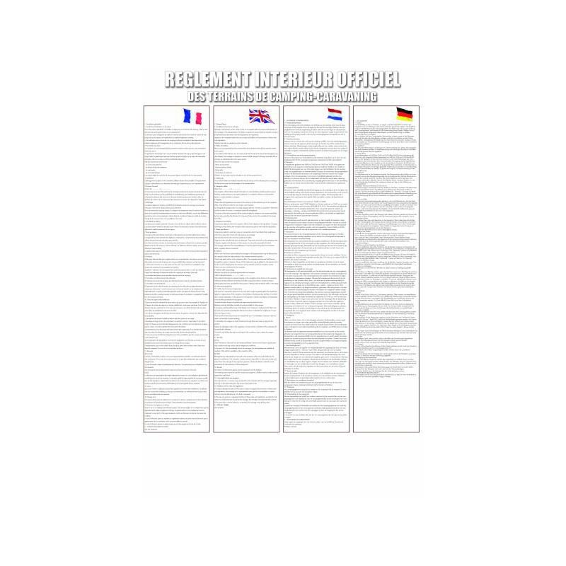 REGLEMENT INTERIEUR OFFICIEL 4 Langues - REGLEMENT INTERIEUR OFFICIEL 4 Langues -